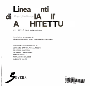 Lineamenti Di Storia Dell'architettura - Lorenzo Bartolini Salimbeni