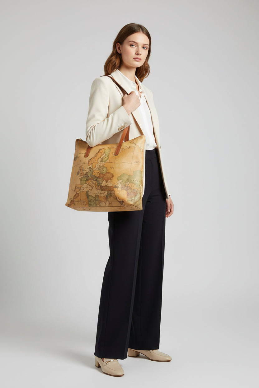 Borsa A Spalla Stampa Maps 1 Classe