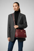 Borsa A Mano E Tracolla Ecopelle Bordeaux Michael Kors