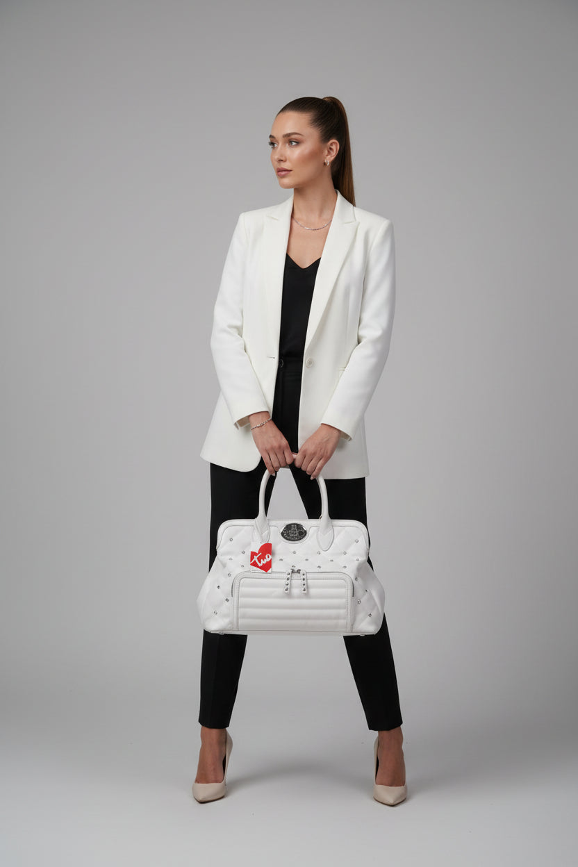Borsa Bianca  A Spalla Braccialini
